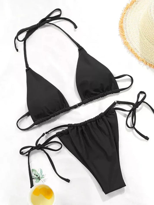 Calliope Bikini - Black - Eco-Friendly Swimwear