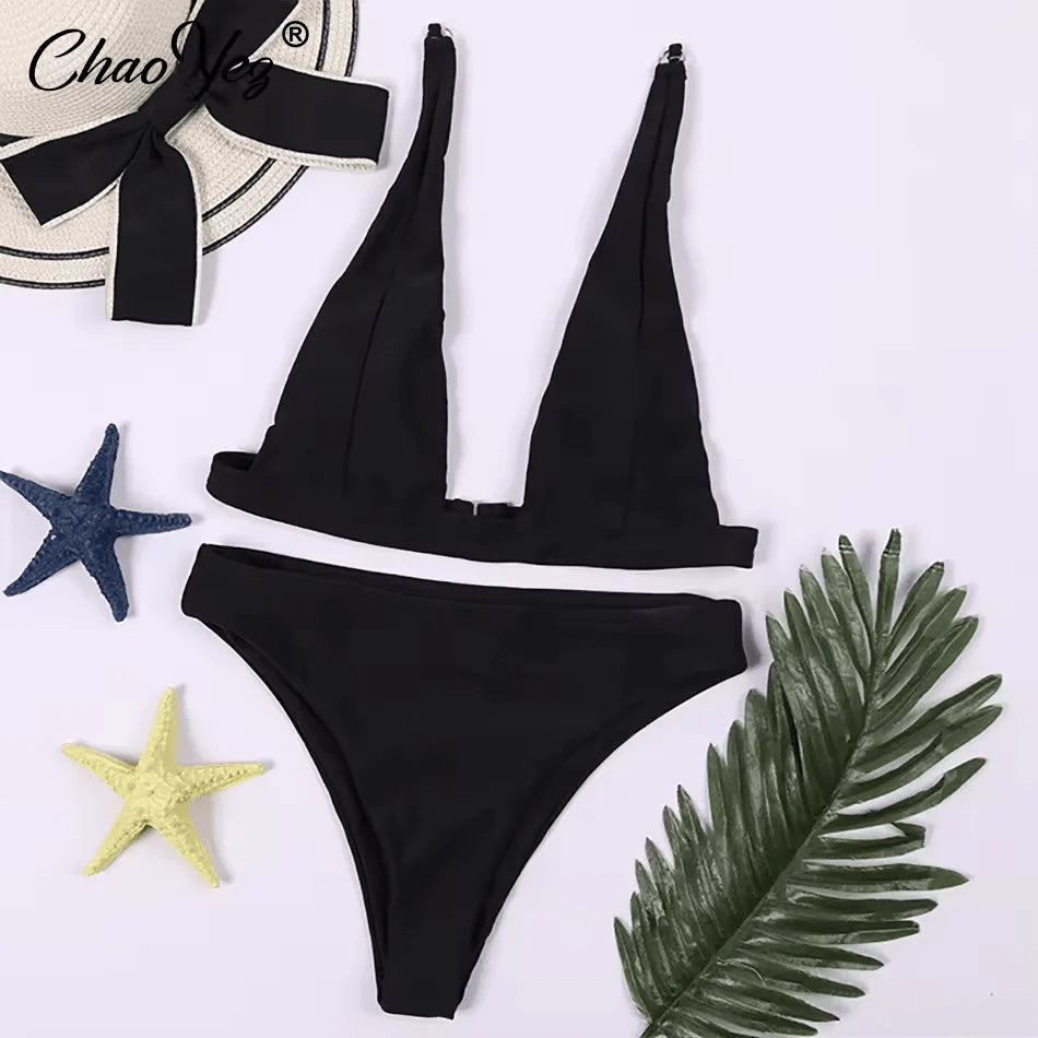 Penelope Bikini - Black - Eco-Friendly Swimwear