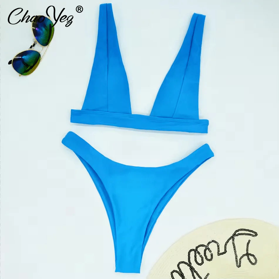Penelope Bikini - Blue - Eco-Friendly Swimwear