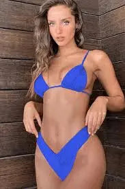 Scarlett Bikini - Blue - Eco-Friendly Swimwear