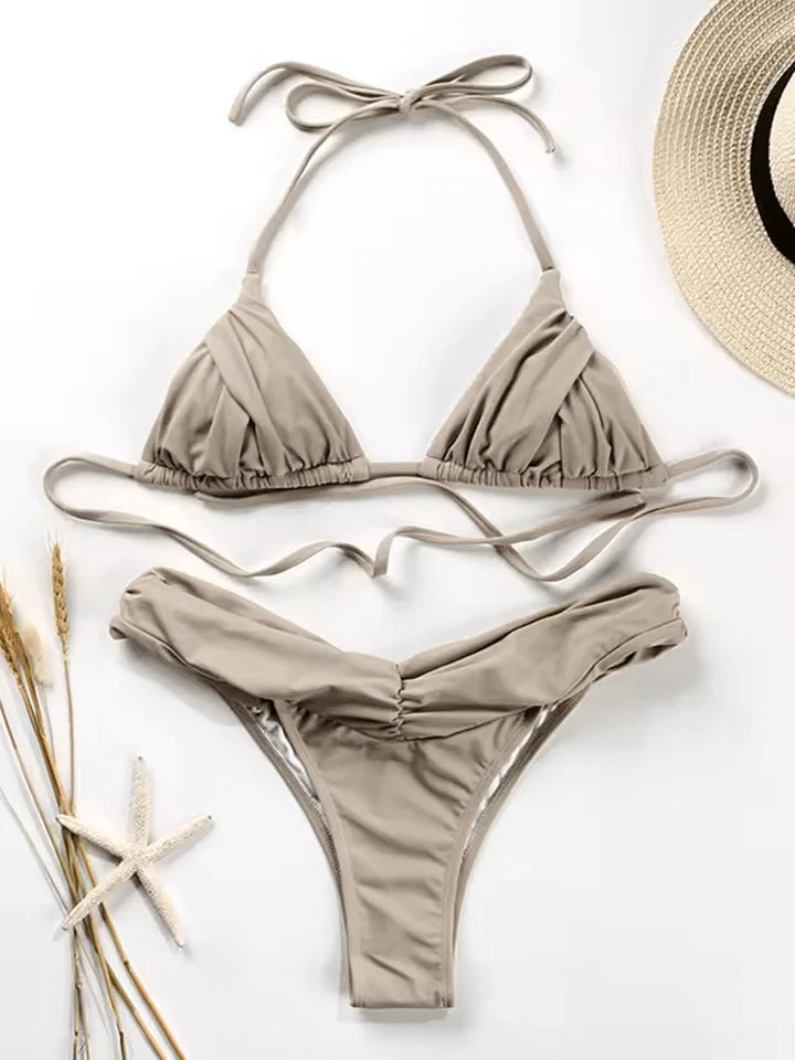 Scarlett Bikini - Silver - Eco-Friendly Swimwear