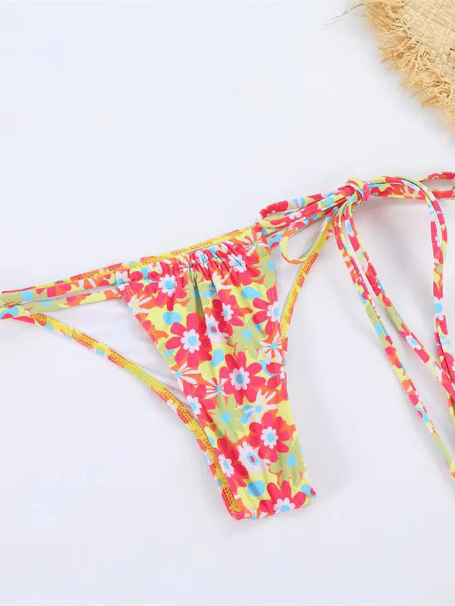 Brooklyn Bikini - Fleurs - Eco-Friendly Swimwear