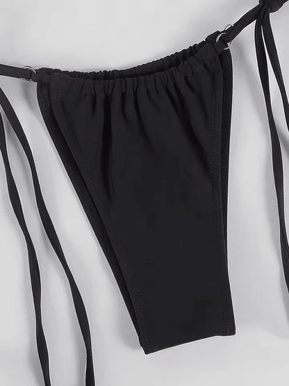 Calliope Bikini - Black - Eco-Friendly Swimwear