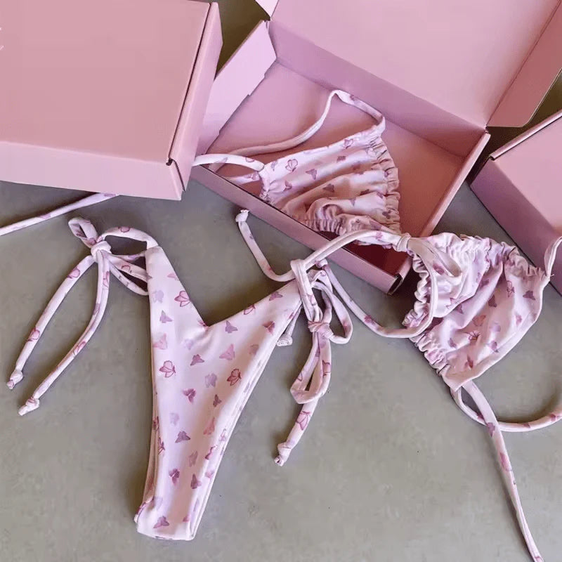Lyra Bikini - Pink - Eco-Friendly Swimwear