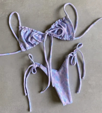 Lyra Bikini - Purple - Eco-Friendly Swimwear
