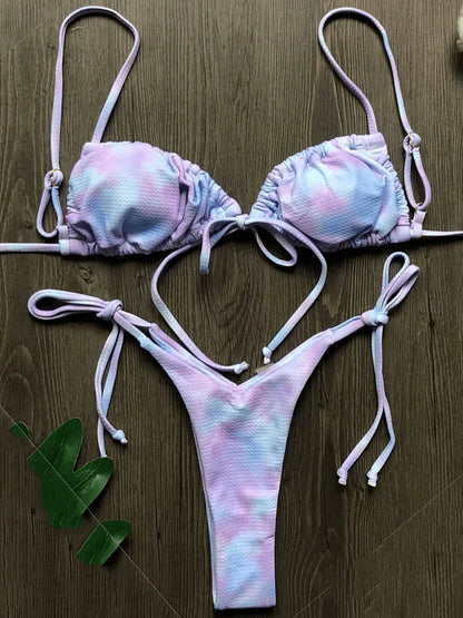 Lyra Bikini - Purple - Eco-Friendly Swimwear
