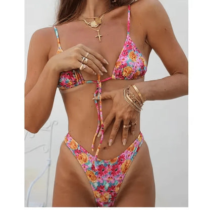 Maya Bikini - Flower Field - Eco-Friendly Swimwear
