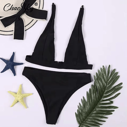 Penelope Bikini - Black - Eco-Friendly Swimwear