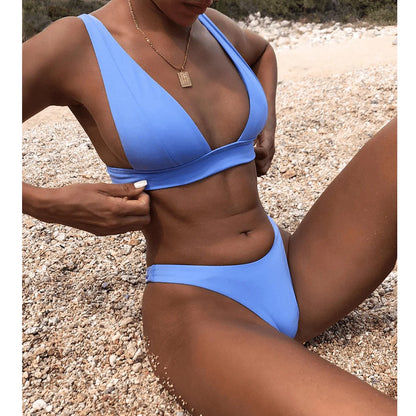 Penelope Bikini - Blue - Eco-Friendly Swimwear
