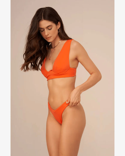 Penelope Bikini - Orange - Eco-Friendly Swimwear