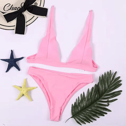 Penelope Bikini - Pink - Eco-Friendly Swimwear