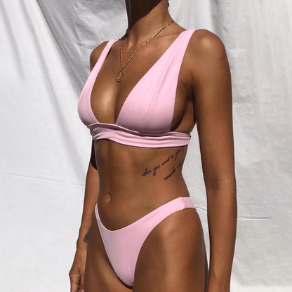 Penelope Bikini - Pink - Eco-Friendly Swimwear