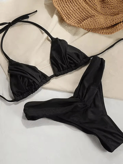 Scarlett Bikini - Black - Eco-Friendly Swimwear